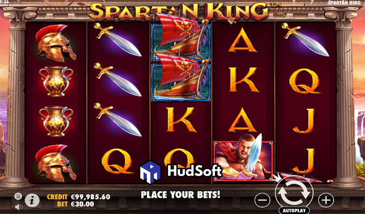 Cách chơi Spartan King Slot