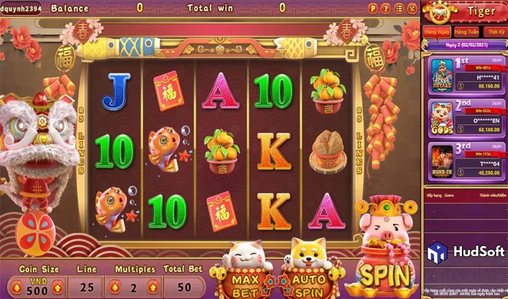 Hướng dẫn cách chơi Fortune New Year Slot