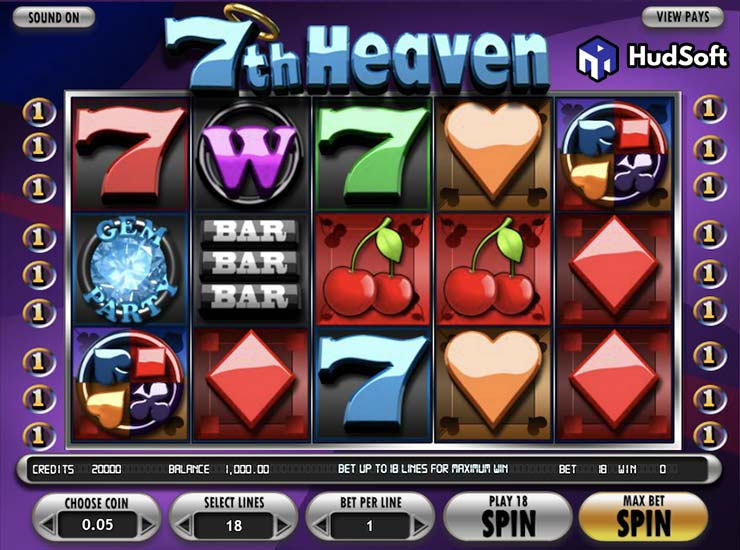 Cách chơi 7th Heaven Slot