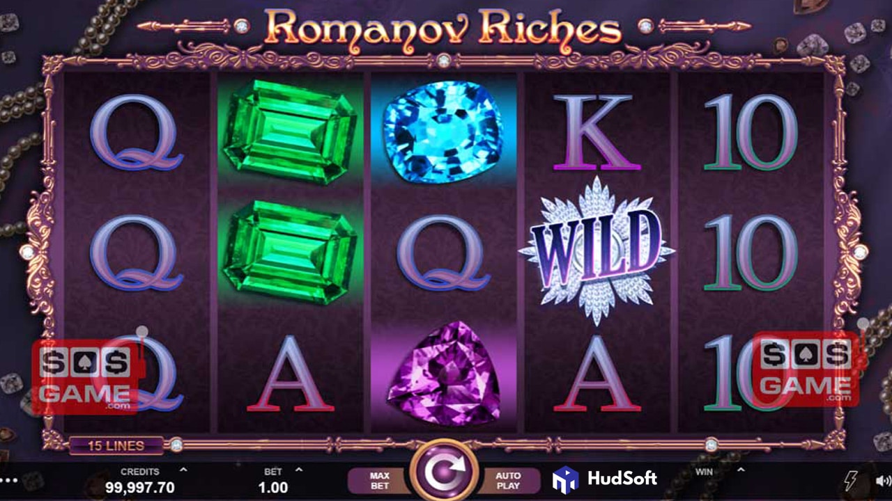 Hướng dẫn cách chơi Romanov Riches Slot
