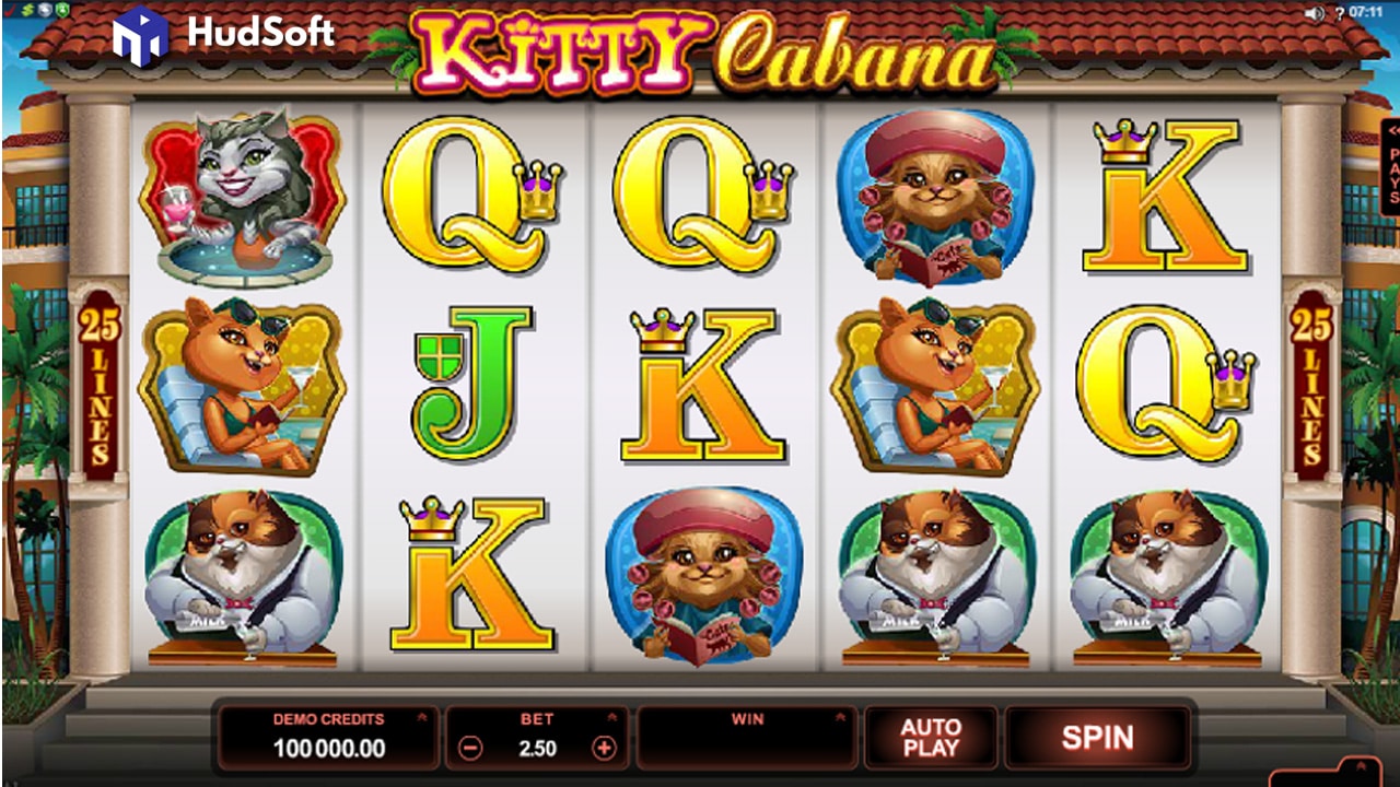 Hướng dẫn cách chơi Kitty Cabana Slot