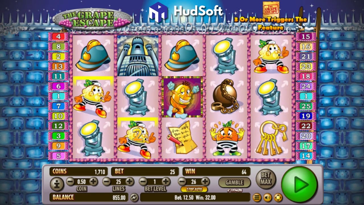 Hướng dẫn cách chơi Grape Escape Slot