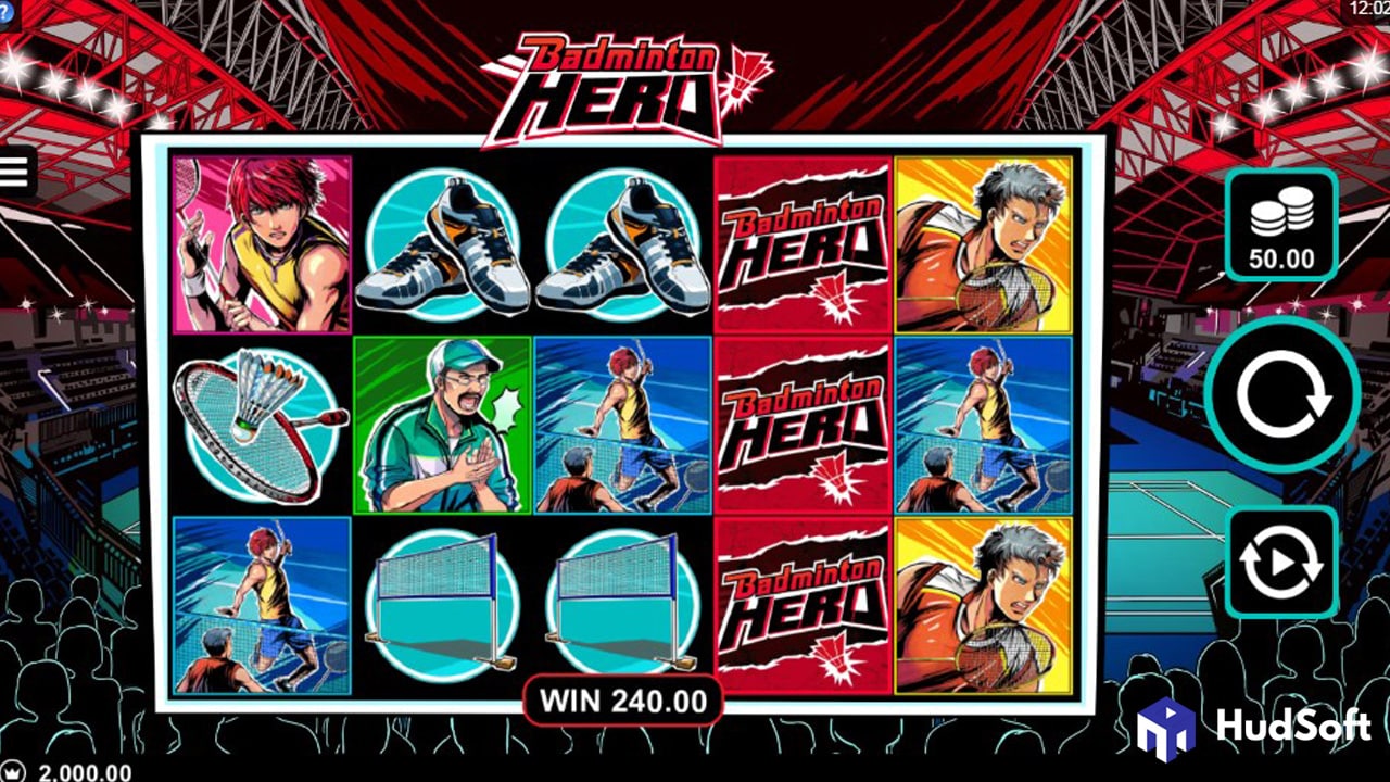 Badminton Hero Slot