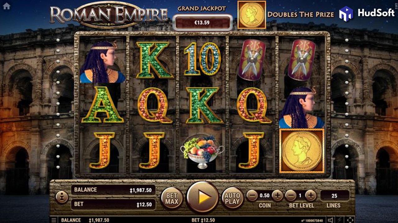 hướng dẫn cách chơi Roman Empire Slot